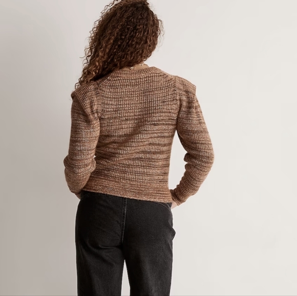 NWT Madewell Space-Dyed Prentiss Pullover Knit Alpaca Sweater - Picture 11 of 13